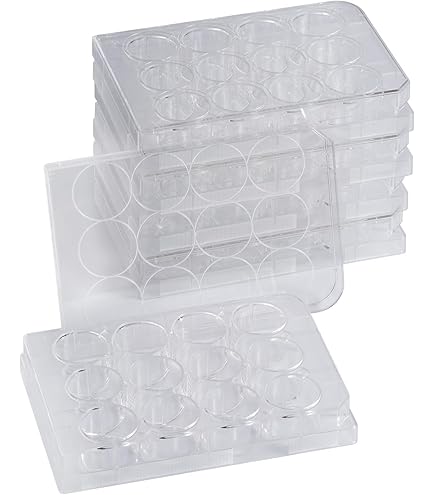 Celltreat 229597 96 Well Non-Treated Plate with Lid, 5/Pack