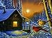 River's Edge Golden Frost Cardinals by Terry Doughty LED Lighted Gallery Wrapped Canvas Art, 16