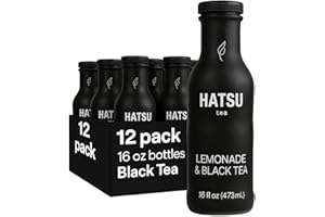 HATSU Lemonade & Black Tea, 16.9 fl oz (Pack of 12)