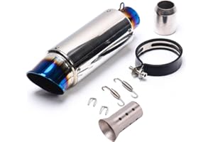 ISTUNT Universal 51mm Slip-on Modified Motorcycle Exhaust Pipe Muffler