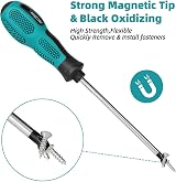WAIZHIUA 11-Piece Screwdriver Set Magnetic Flat & Phillips Ergonomic Handles view 4