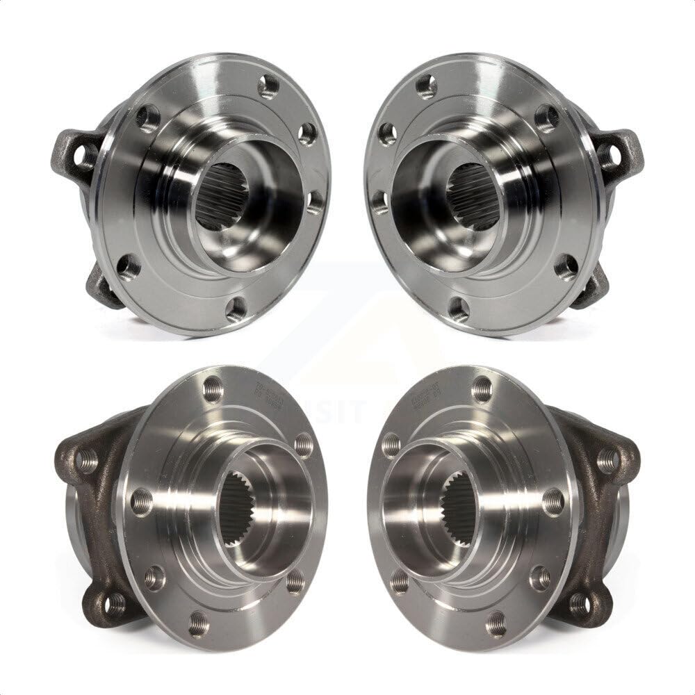 Front Rear Wheel Bearing & Hub Assembly Kit For