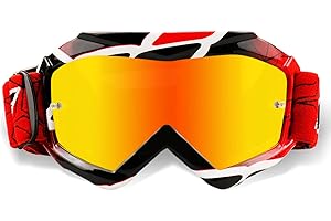 NENKI Youth & Kids Motocross Goggles - Dirt Bike & MX Motorcycle Off Road Goggles with Anti Fog UV Protection Lens