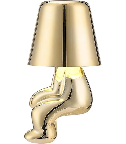 ThinkerLamps - Silver (Mr. What) Thinker Lamp Desk Lamp Room
