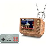 Retro Game Console - Preloaded JALECO and 168 Classic Games (Wood) | 3.0 Inch IPS Screen with 2.4G Wireless Gamepad Supports 2 Players,TF Card Expansion, Kids Video Games ToyGifts for Boys Girls