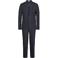Amazon.com: Tommy Hilfiger Boys' 2-Piece Formal Suit Set, Black, 8