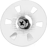 QWORK 500 pcs 35mm Galvanized Washer with Six Holes for Panels view 3