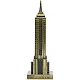 ASUNFO 7.1 Inch Empire State Building Statue Figurine New York City Souvenirs for Home Office Decor(Antique Copper)