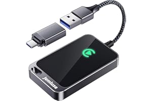 Jemluse Wireless CarPlay Adapter for Apple - Stable Fast Connection for Convert Factory Wired to Wireless CarPlay Dongle Cars for iPhone - No Latency from iOS 10+ to Screen w/USB C (Cosmic Gray)