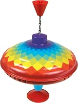 Tobar Rainbow Humming Top Metal Spinner Toy view 3