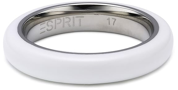 Esprit Damen-Ring Edelstahl rhodiniert Harz Marin 68 Blue