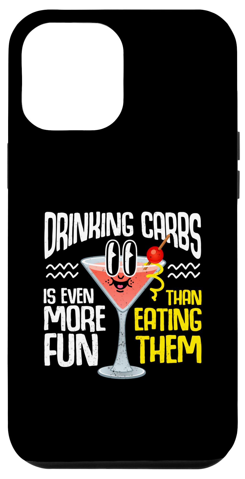 iPhone 12 Pro Max Funny Alcoholic Carn Drinks Cosmopolitan Cocktails Case