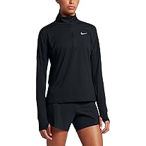 womens nike half zip running top