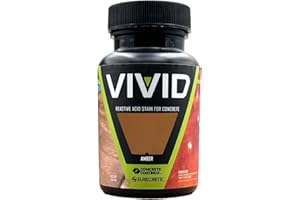 CC Concrete Coatings Vivid Acid Stain for Concrete | Amber | 4 oz Tester