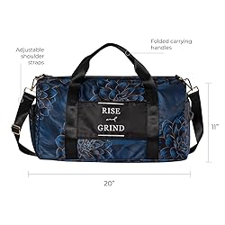Gym Bag for Women with Shoe Compartment and Wet