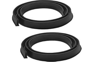MZCVRIRU Storm Door Sweep Replacement for Larson & Pella, Storm Door Expander Sweep, for Vinyl and Metal Door Seal Sweep Rubber Strip, Storm Door Seal Rubber Strip（Style 1）2pack