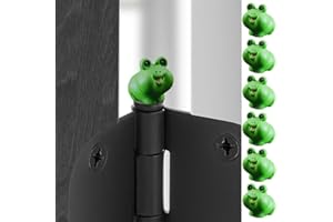Door Hinge Heads Decorative Topper - Hinge Head Frog Set of 6 - Magnetic Hinge Head Trinket - Hinge Pin Topper Miniature Anim