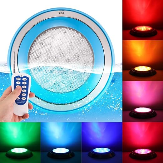 lamparas led rgb para piscinas