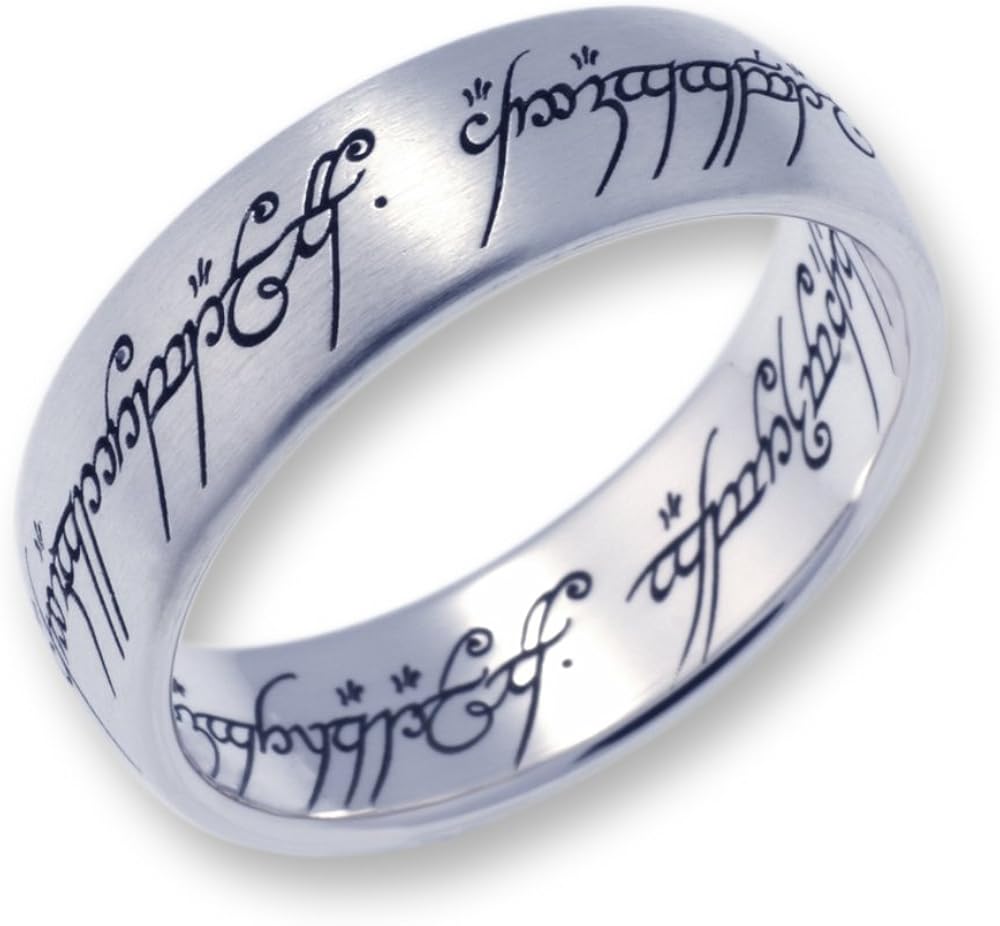 Lord of the Rings Stainless Steel matt The one Ring Size Z+3 Amazon