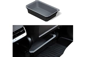 CYBERBEANS Organizer For Tesla Model Y Under Seat Storage Box, 1PCS Tray Bins Trash Can Accessories 2023 2022 2021 2020