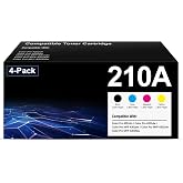 GoFlowmo 210A Toner Cartridge 4 Pack Replacement for HP210A W2100A 4301fdw | W2101A W2102A W2103A Compatible for HP Color Pro MFP 4301 4201 Series MFP 4301dw 4301fdn 4301fdw 4201dw Printer