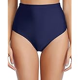 Tempt Me Women Retro High Waisted Bikini Bottoms Tummy Control Swimsuit Bottoms
