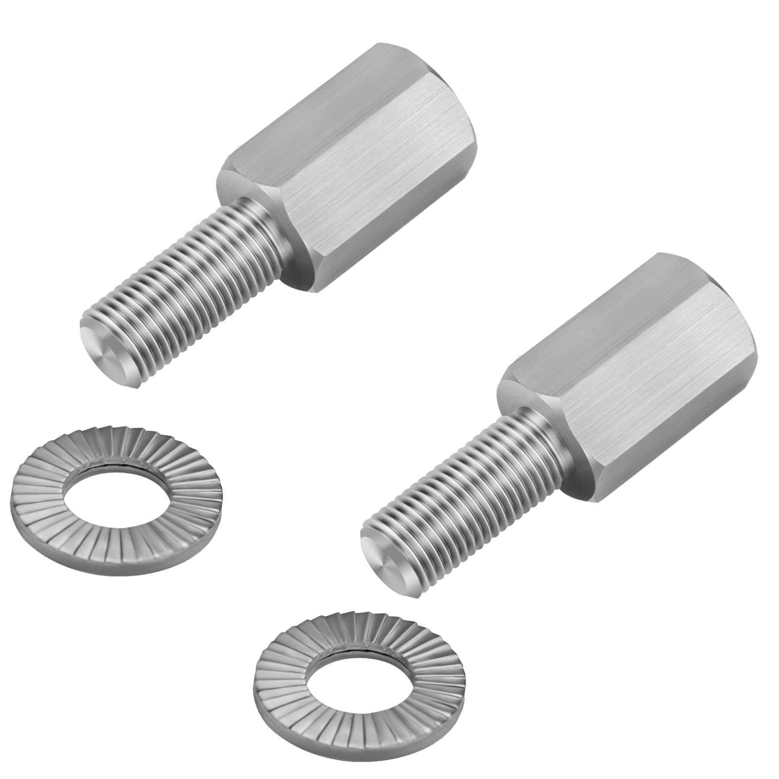 Photo 1 of 2Pcs Upgraded Bicycle Axle Extenders,304 Stainless Steel Stabilizer Extension Bolts for 12-20" Kids Bikes Training Wheels