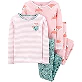 4-Piece 100% Snug Fit Cotton PJs (18 Months) Mint
