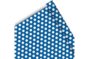 Royal Blue Polka Dot Wrapping Paper