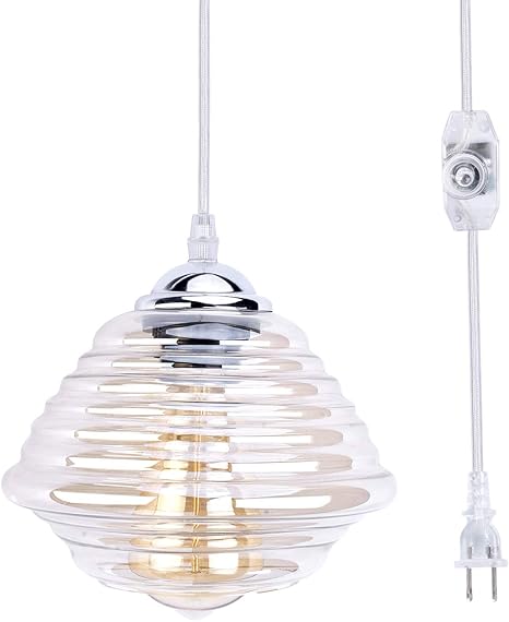 modern plug in pendant light