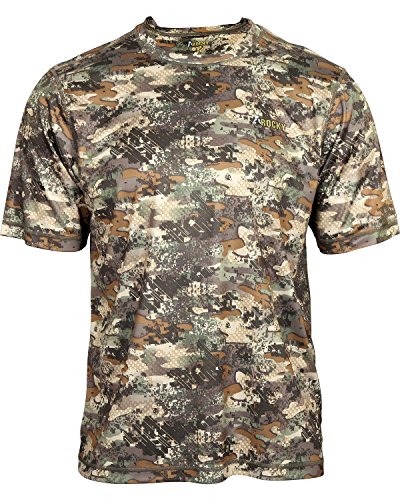 Rocky Mens Rocky Stratum Short sleeve Tee Shirt, Rocky Venator Camouflage, X-Large