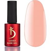 kodi professional Cover Base Gel 7ml&ndash; Base for Natural and Artificial Nails - Nail Polish&ndash; Self Levelling Nail Repair Protection Gel with Viscous Consistency &ndash; Ideal for Home and Salon Use (01)