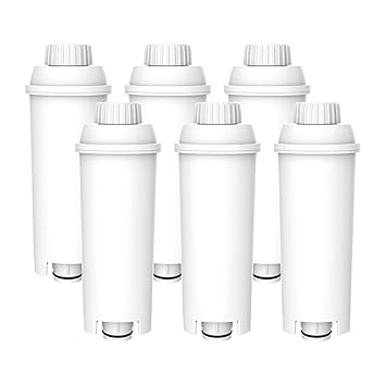6 x Filterpatrone AquaCrest für Delonghi komp. SER3017 DLS C002 551329811