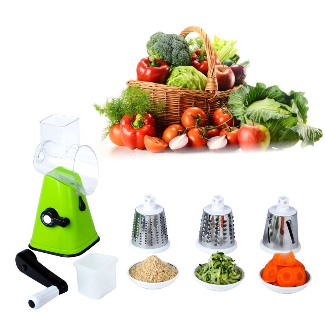 Mandoline Slicer Vegetable Slicer Cutter 3-Blades Spiral Slicer,Efficient and Fast Vegetable Fruit Cutter Cheese Shredder Kitchen Gadgets