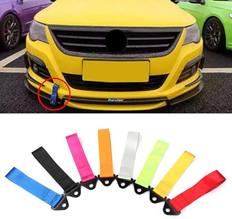 Amazon 車 汎用 ベルト式牽引フック 牽引ストラップ ボルト付き 高強度レーシングカート ストラップ フロントリア バンパー牽引フック用 耐久 8色選べる 黒 牽引フック 車 バイク Amazon 車 汎用 ベルト式牽引フック 牽引ストラップ ボルト付き 高強度レーシングカート ストラップ フロントリア バンパー牽引フック用 耐久 8色選べる 黒 牽引フック 車 バイク