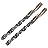 uxcell 2pcs Straight Shank Twist Drill Bits 7mm