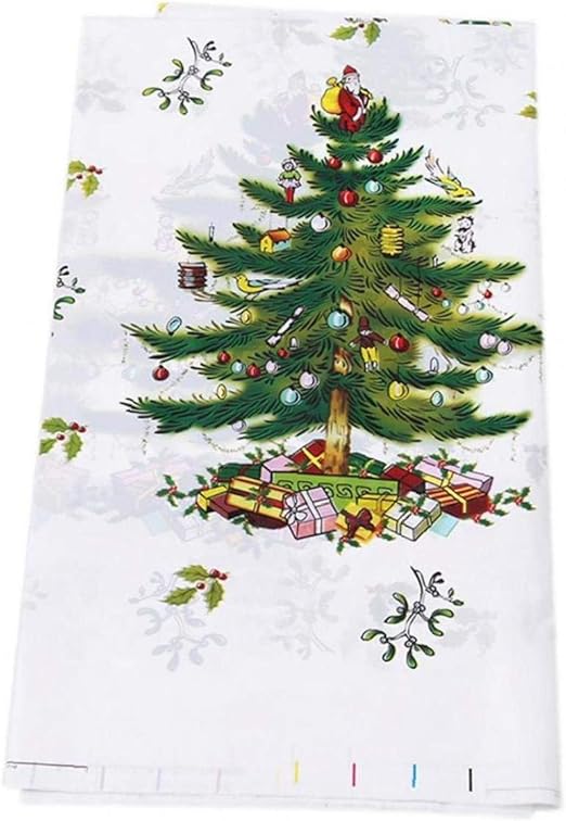 Bongles Modelo De La Navidad Mantel Desechables De Plástico Impreso