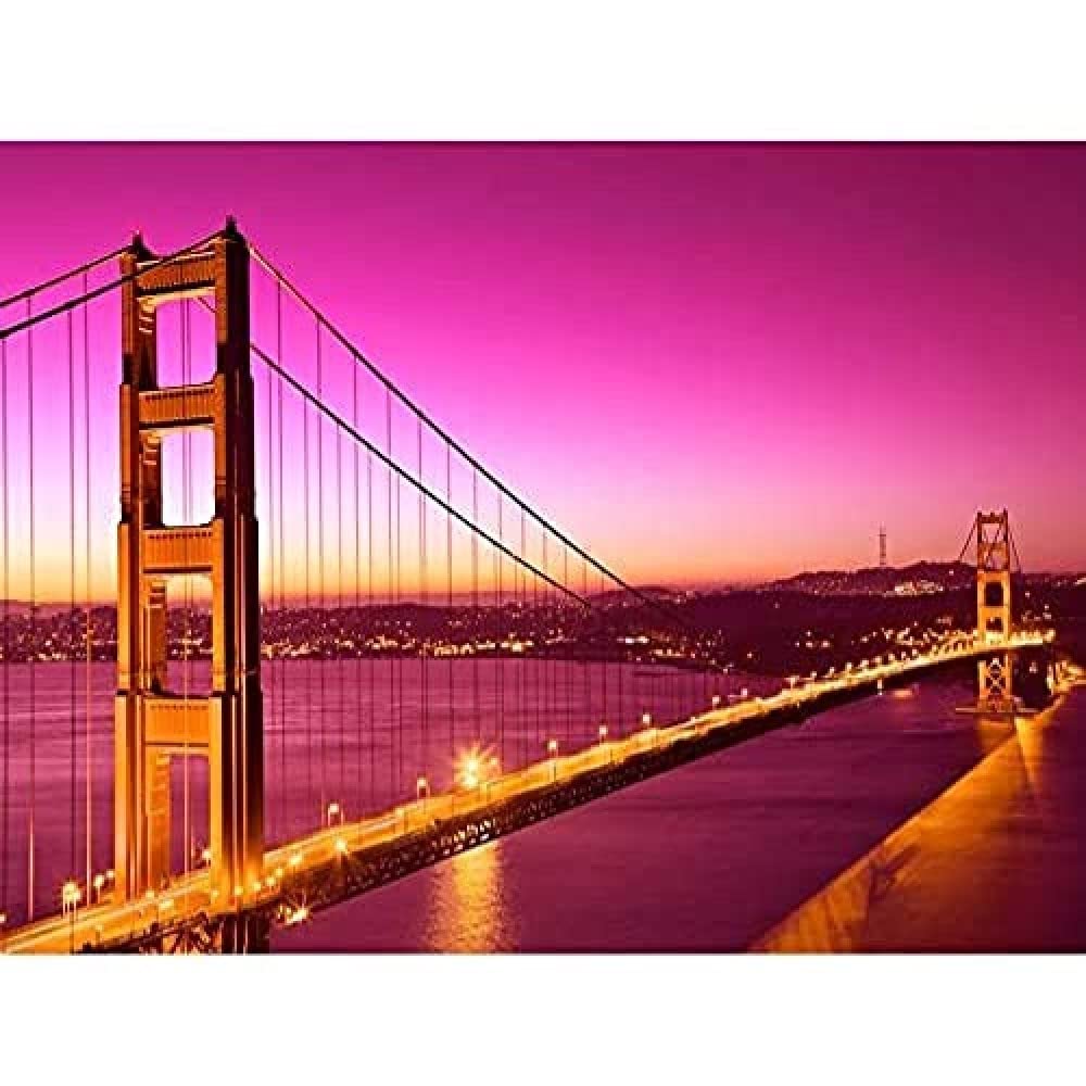 Golden Gate Bridge San Francisco Art Print Canvas Premium Wall Decor Poster