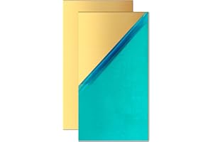 SUNKOO 2 Pcs Brass Sheet,2" x 4",18 Gauge(1mm) Thickness, 99.9% Pure Brass Plate,for Engraving, Crafting, Jewelry