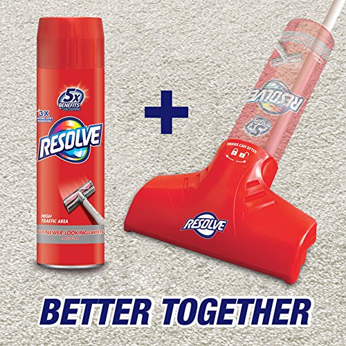 Resolve High Traffic Carpet Foam, 264 oz (12 Cans x 22 oz), Cleans Freshens Softens & Removes Stains - Thumbnail 4