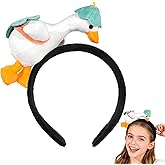 Simple polymer Goose Headband Duck Animal Hairband Funny Party Hair Bands Photo Props Accessories