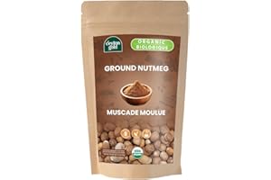 Ceylon Gold Harvest Organic Nutmeg Powder- 65g – 2.3oz, Premium Quality & Freshly Harvested Spice Baking, Cooking