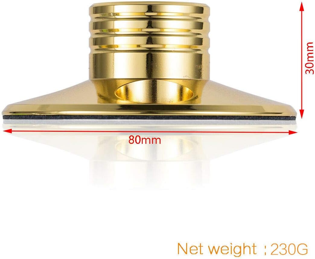Nobsound LP Vinyl Turntables Metal Disc Stabilizer Record Weight/HiFi (Gold) - Image 3