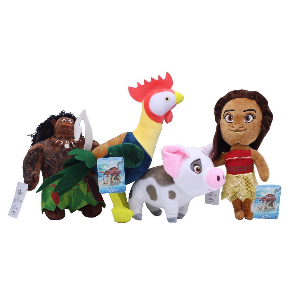 Stuffed Animals 20cm Vaiana Plush Toys Movie Moana Princess Maui Moyana HEI Pua Pig Stuffed Doll for