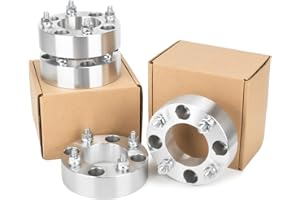 JiiinMiiin 4x110 to 4x110 ATV Wheel Spacers 1.5" (38mm) WheelCentric Adapter with 10x1.25 Studs & 74mm Center Bore, Compatible with Honda, Suzuki, Yamaha, Bombardier.