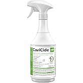 Metrex CaviCide HP Hydrogen Peroxide Disinfectant, 24 Oz Spray, 1 Count | Hydrogen Peroxide Cleaner, Kills Norovirus, MRSA, TB and Flu in 1 Minute, Hospital-Grade, Medical and Salon Use