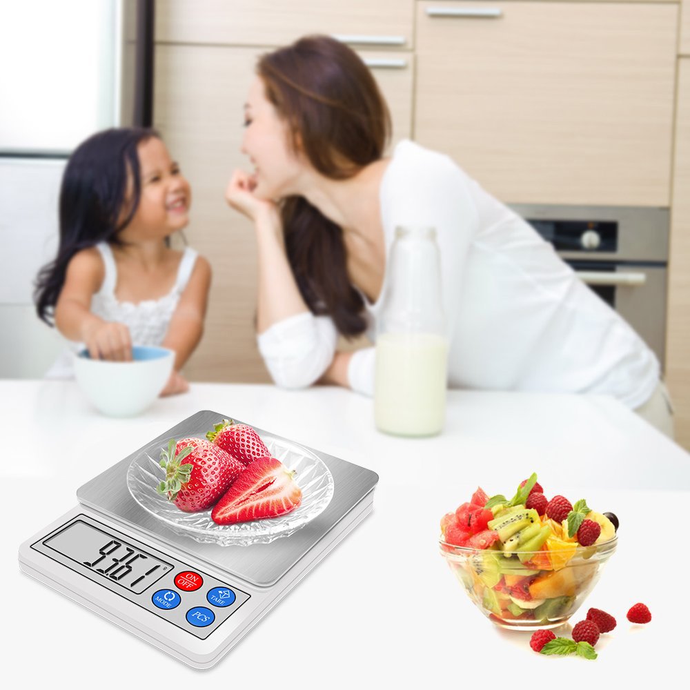 Digital Kitchen and Food Scale 600g 0.01g, Next-shine High-precision Pocket Scale, Multi-functionals Pro Scale with LCD Display, Tare, PCS, Back-lit