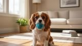 The Dog's Balls Dog Tennis Balls Blue Small 6-Pack Non Abrasive Felt Floats view 7