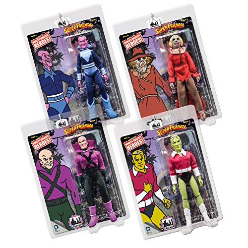 Super Friends Retro Action Figures Series 6: Set of all 4