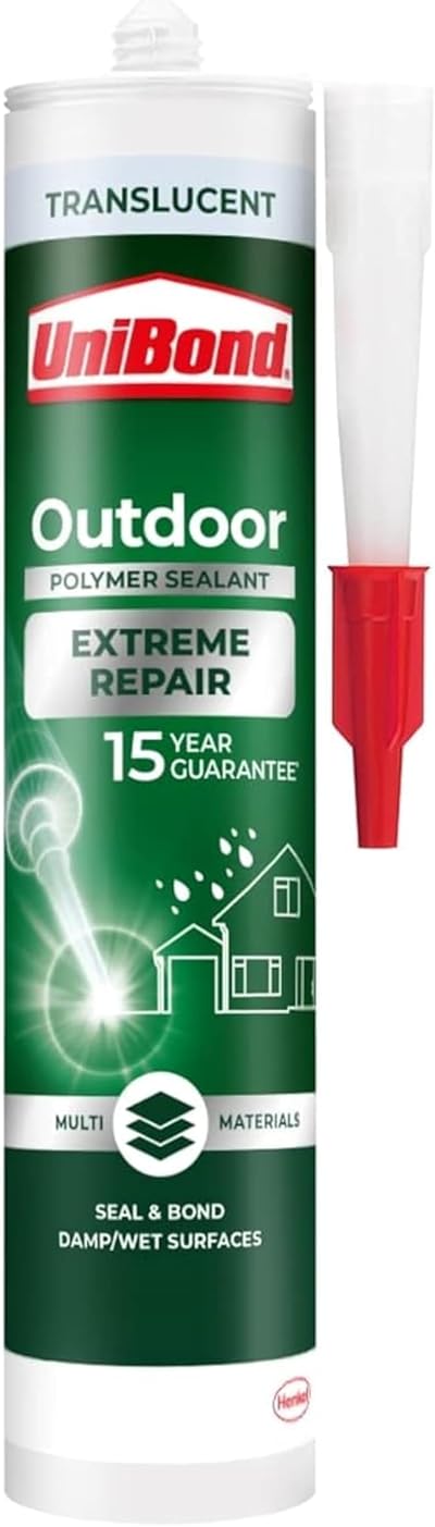Unibond Outdoor Extreme Repair Sealant 389g Polymer Based Weatherproof